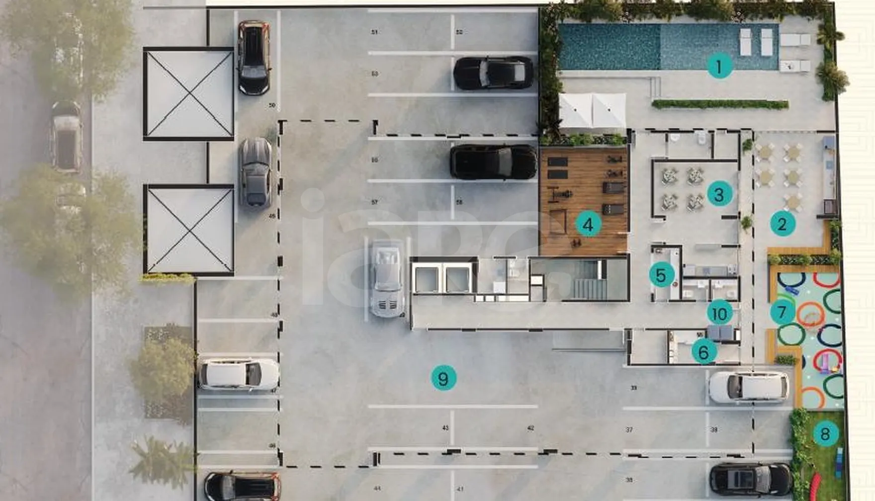 Planta — Pavimento lazer