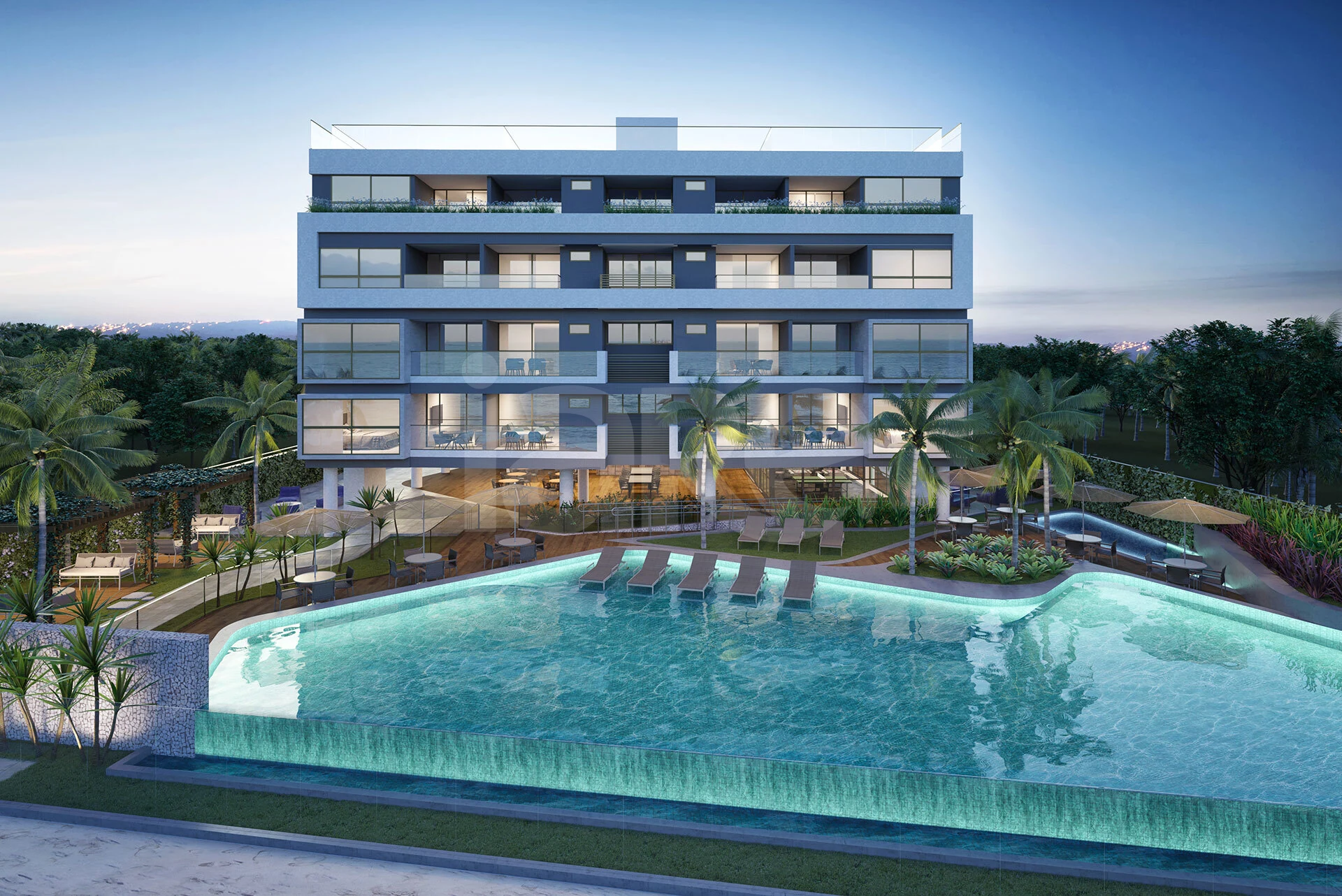 Vivere Home Resort - Apartamento com 71,14 m², em Ponta de Campina — foto 1