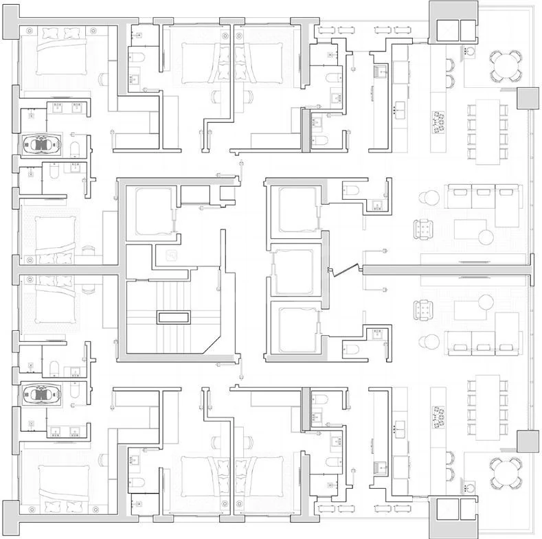 Planta — Apartamento 194,25 m²