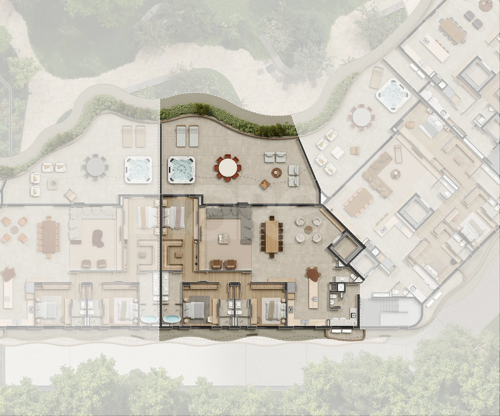 Planta — Garden 310,79 m²