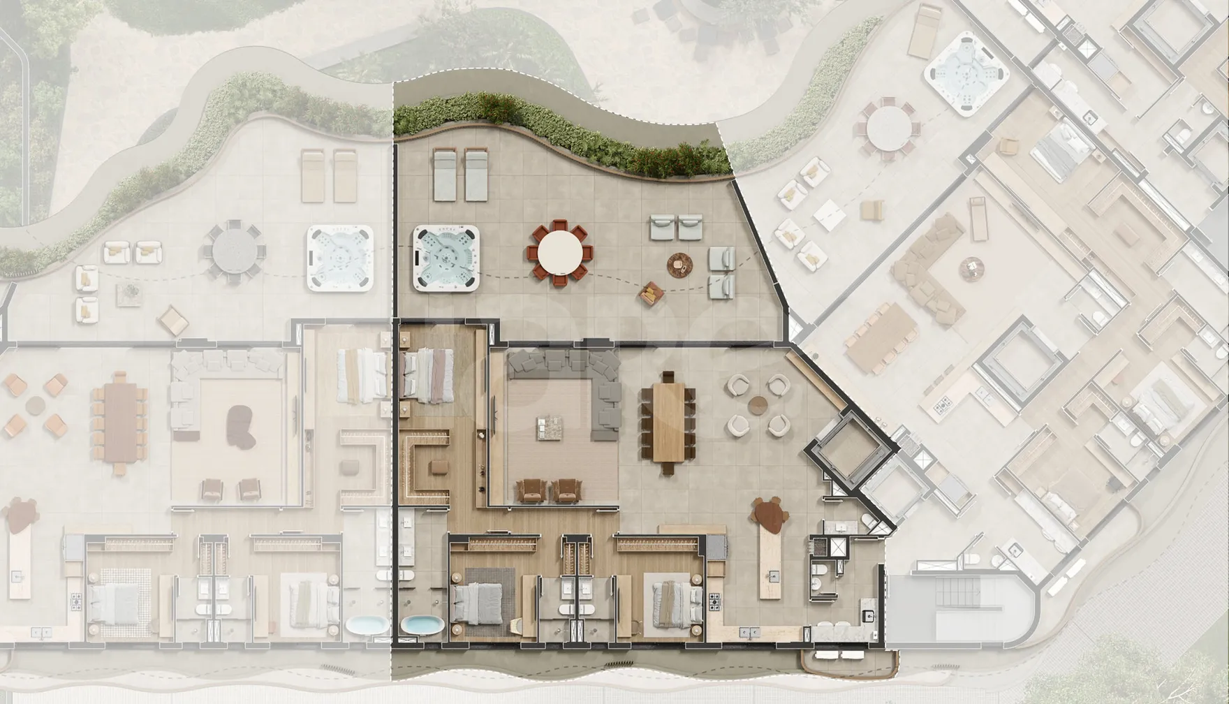 Planta — Garden 310,79 m²