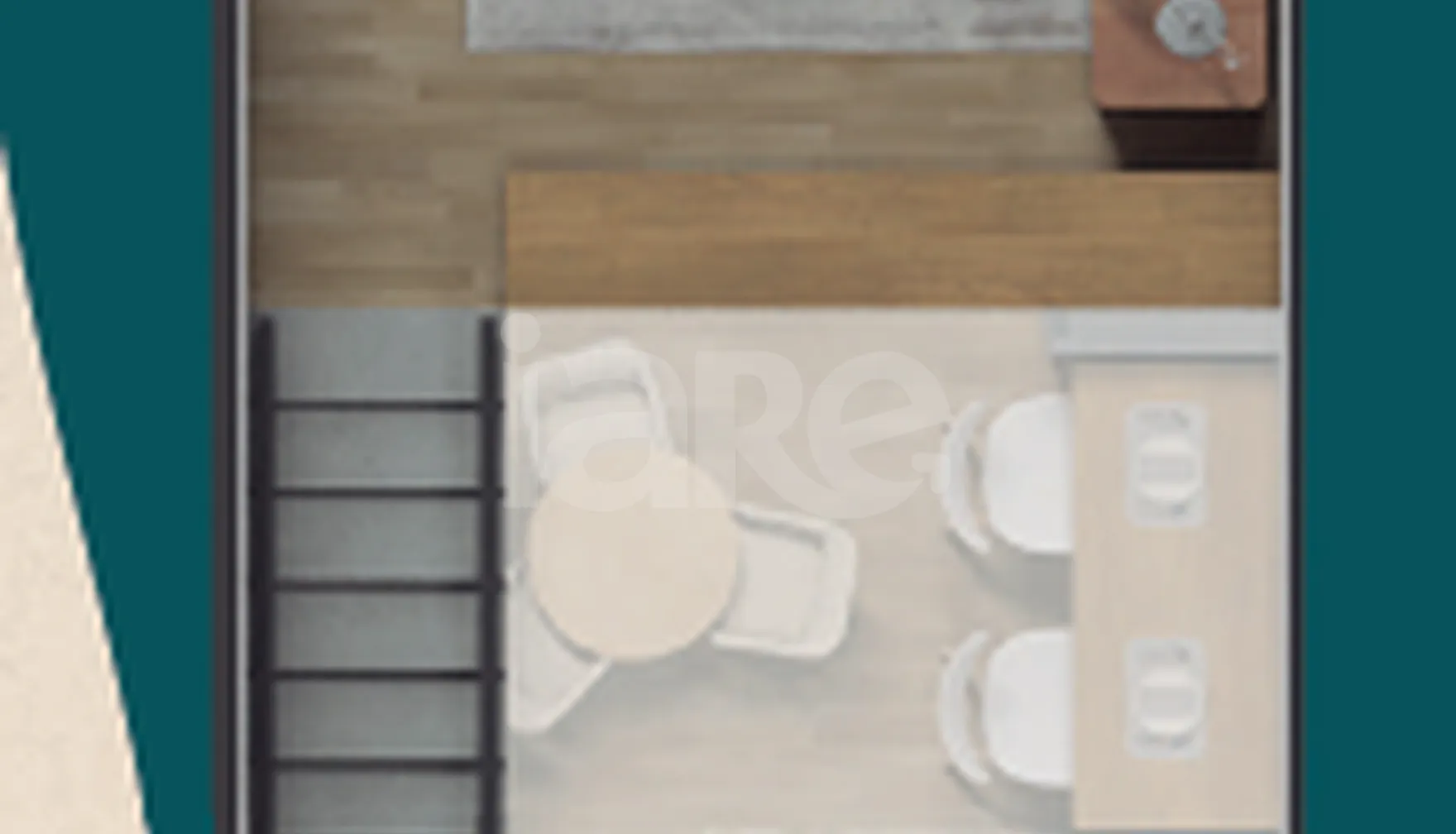 Planta — Studio 22,02 m²