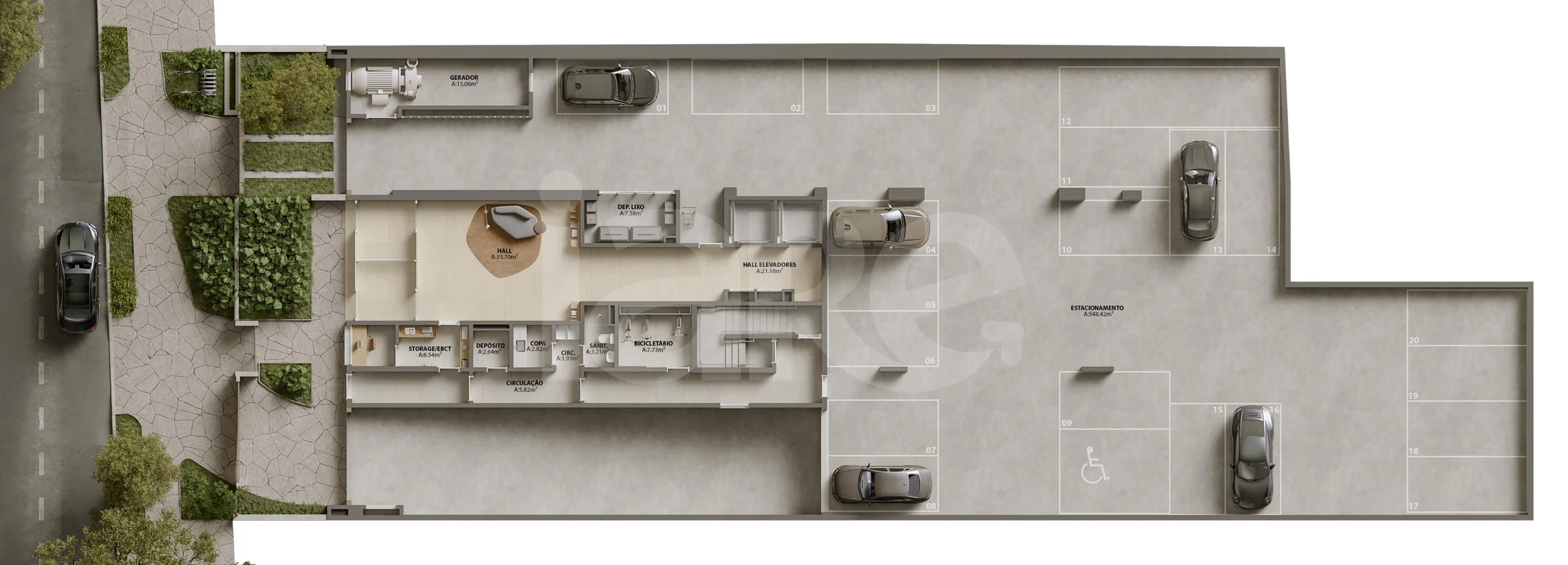 Planta — Pavimento térreo