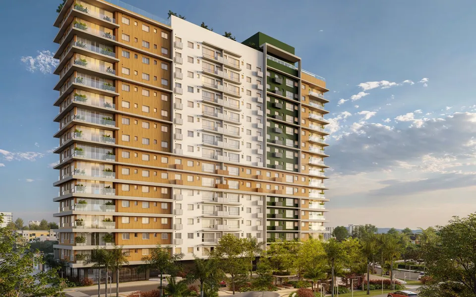 Garden Park Nazale - Apartamento com 36,72 m², em Centro — foto 2