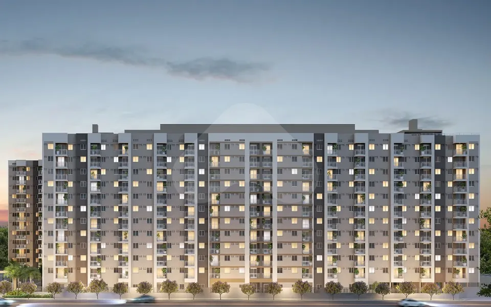 Residencial Cartola - Apartamento com 31,69 m², em São Cristóvão — foto 2