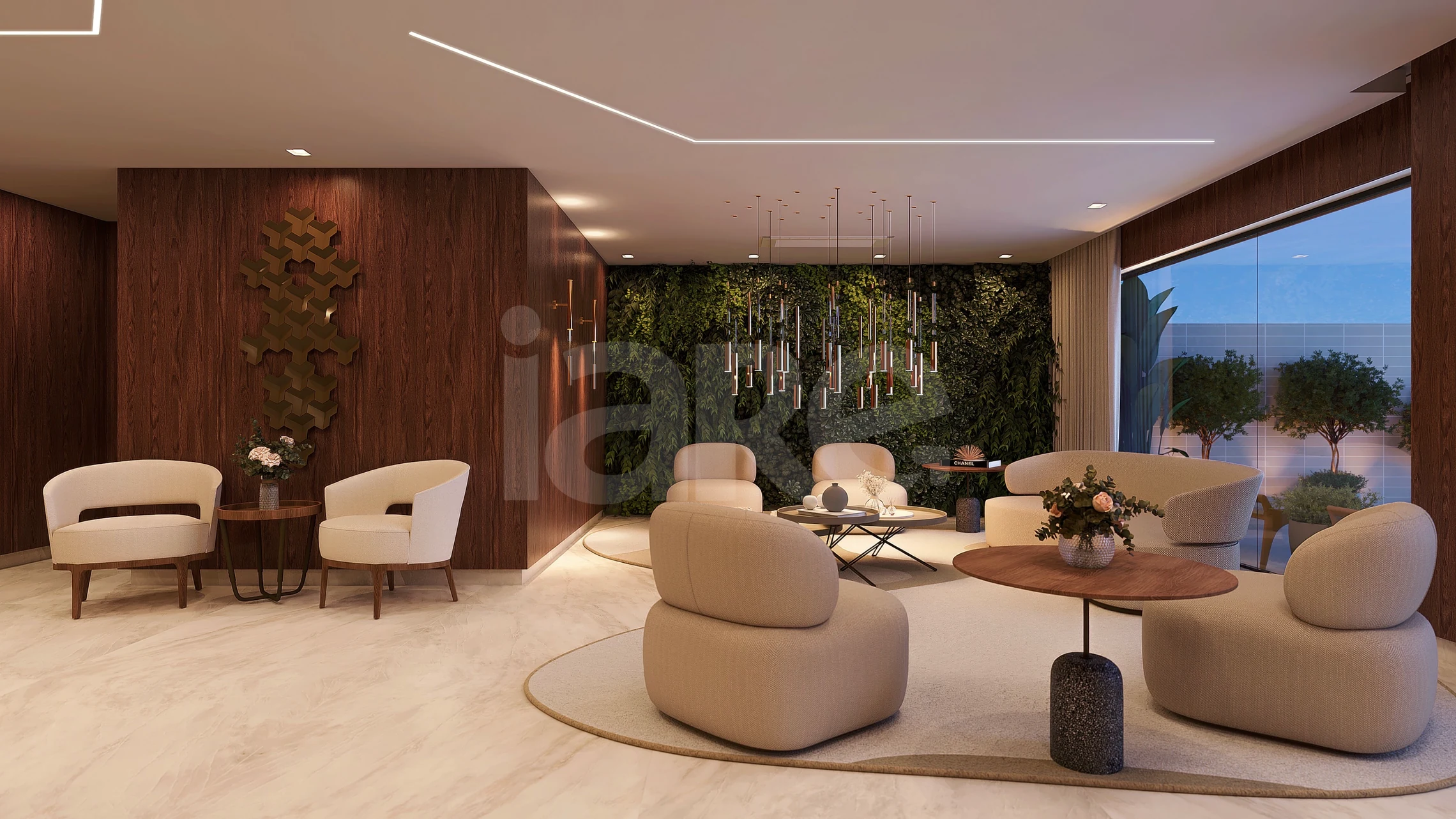 House Garden - Apartamento com 73,36 m², em Canto do Forte — foto 12