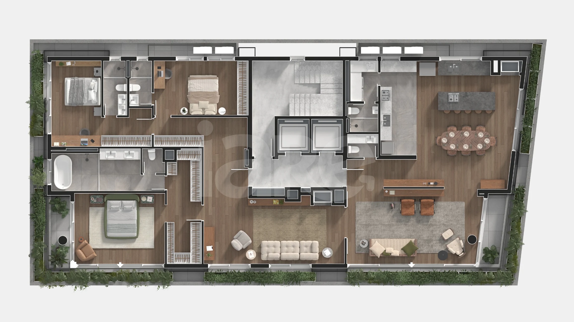 Planta — Pavimento penthouse