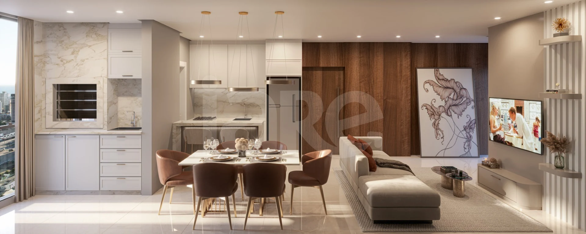 La Vie - Apartamento com 66,85 m², em Perequê — foto 2