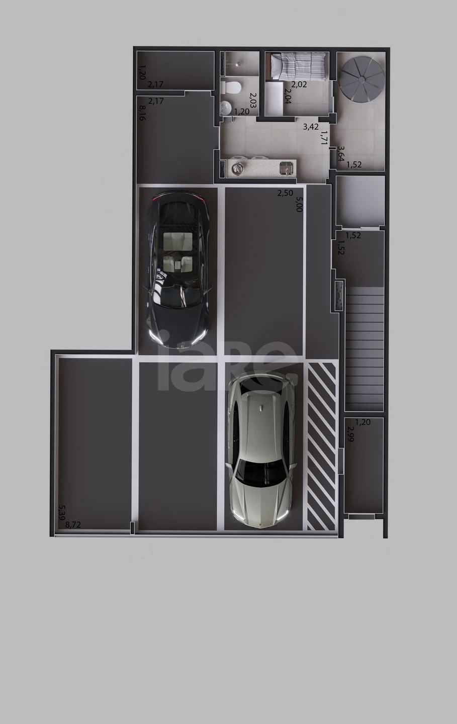 Planta — Pavimento subsolo