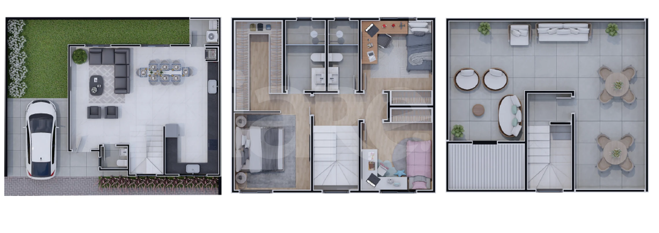 Planta — Casa em Condomínio 130,72 m²