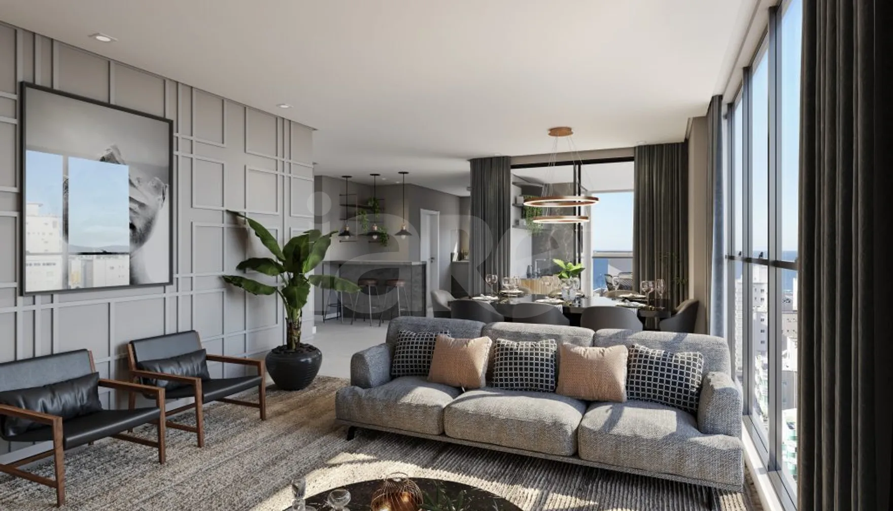 Fiori Del Mare - Apartamento com 132,91 m², em Meia Praia — foto 2