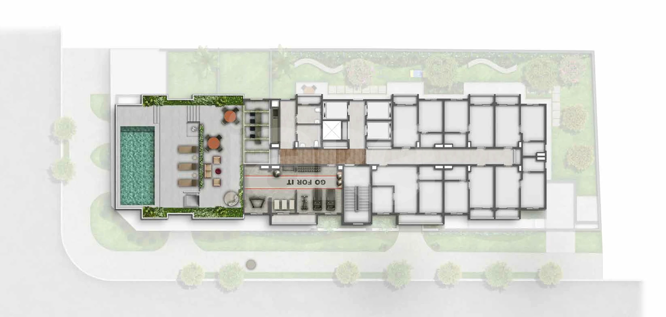 Planta — Pavimento rooftop