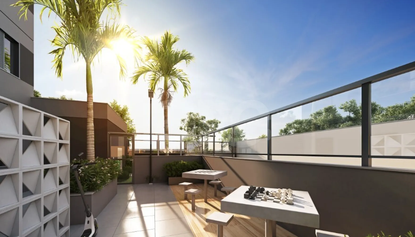 Vista Parque Chácara Joquey - Apartamento com 24,04 m², em Jardim Monte Kemel — foto 19