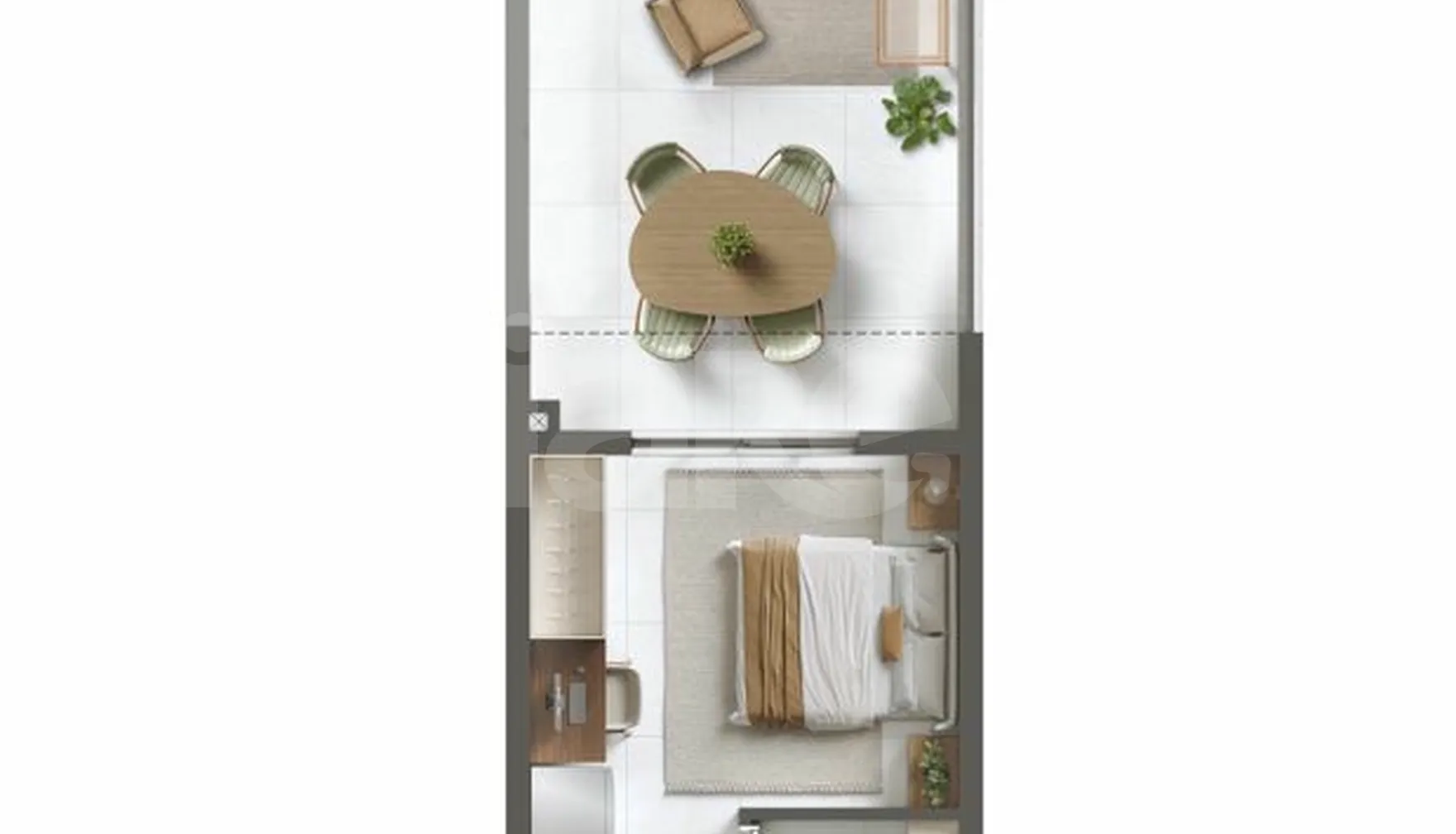 Planta — Garden 38,85 m²
