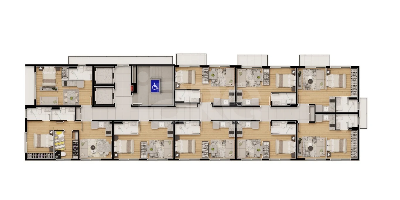 Planta — Pavimento 9