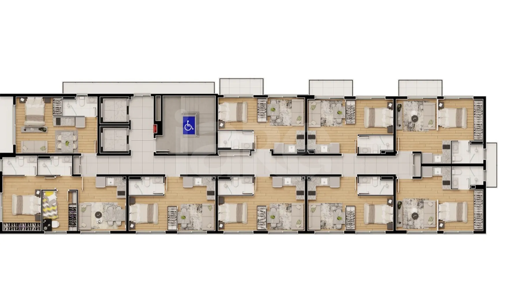 Planta — Pavimento 9