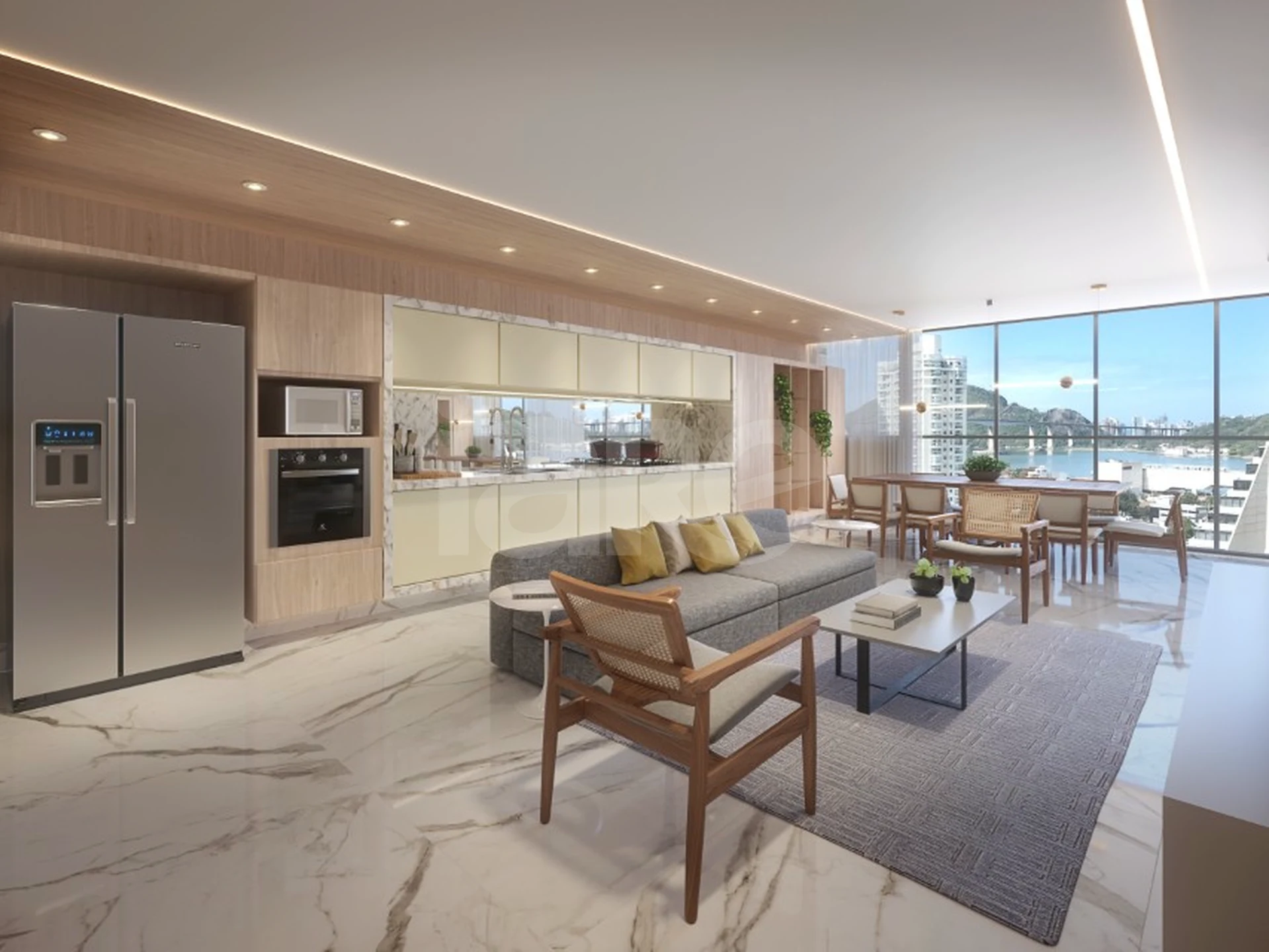 Honfleur Maison - Apartamento com 144,92 m², em Enseada do Suá — foto 3