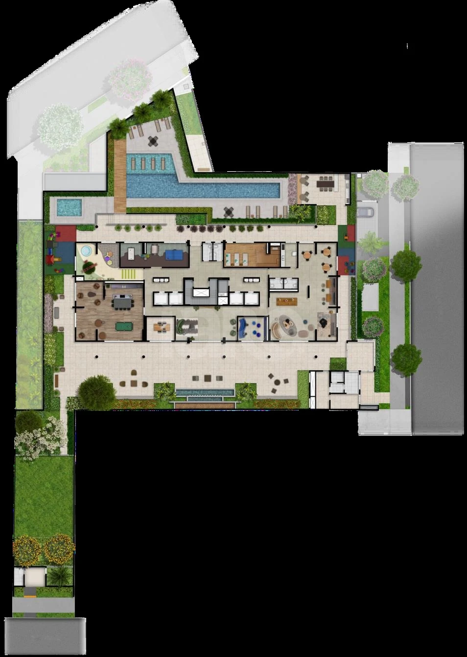 Planta — Pavimento térreo 2
