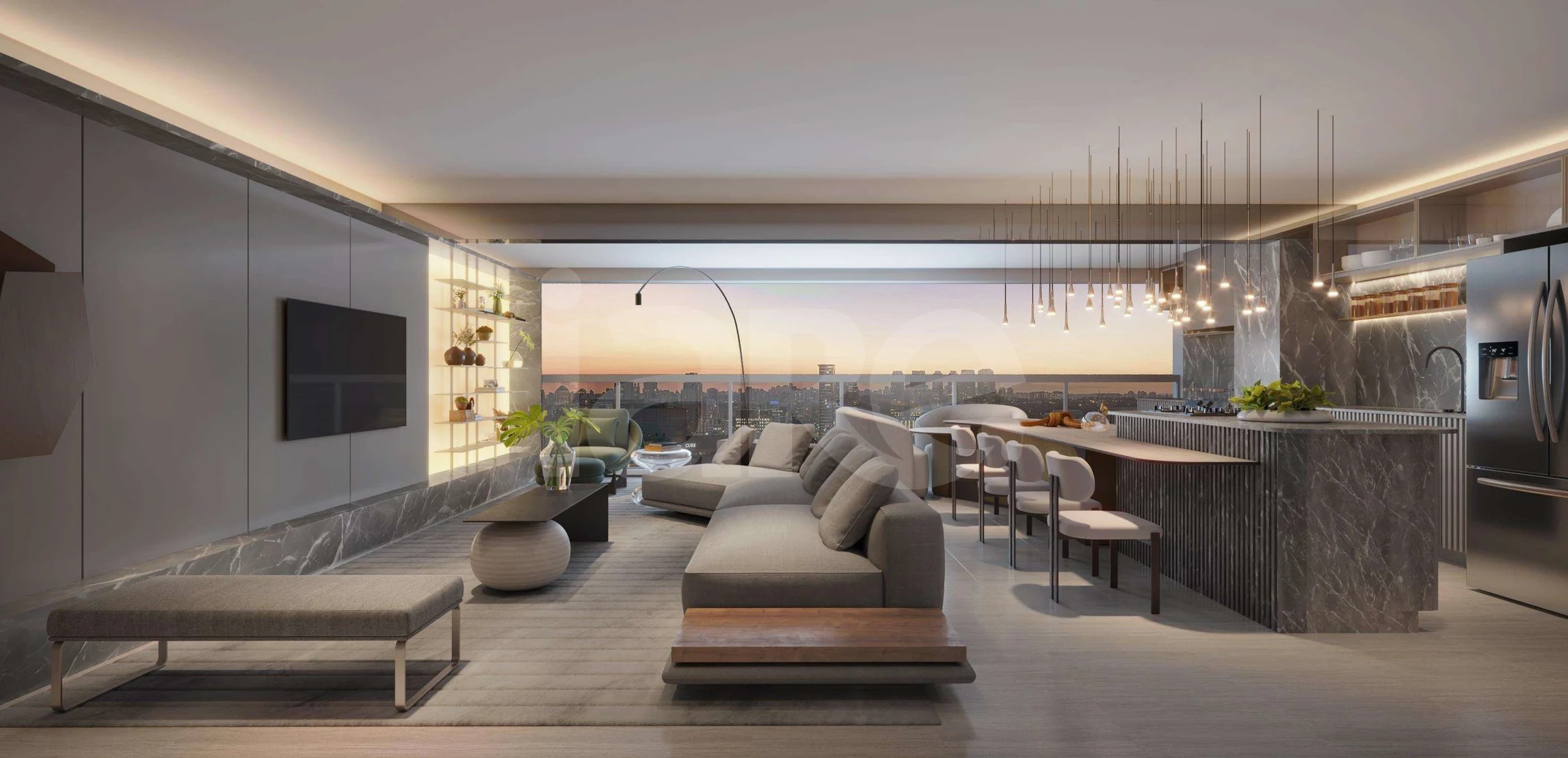 Atmos Moema - Apartamento com 189,69 m², em Moema — foto 2