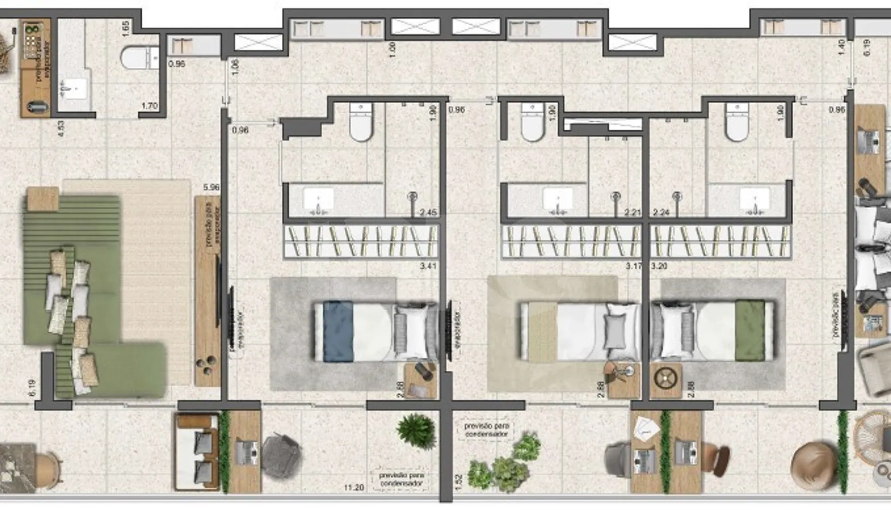 Planta — Garden 179,29 m²