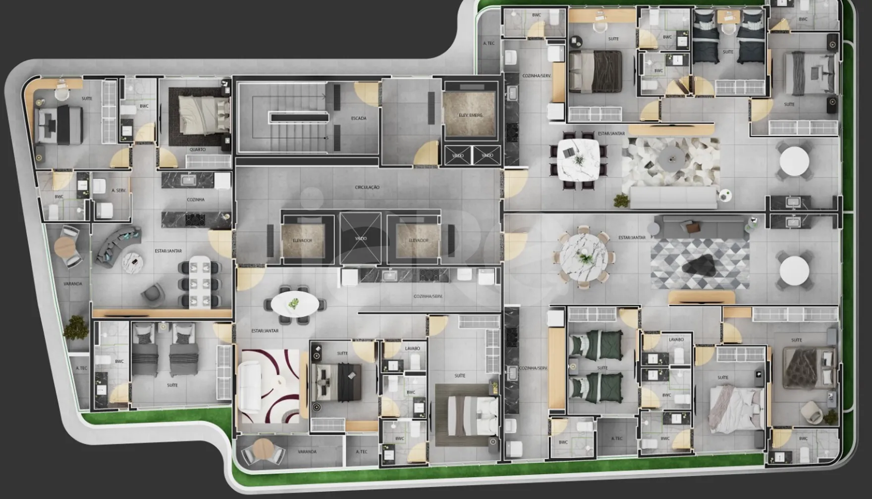 Planta — Pavimento 1
