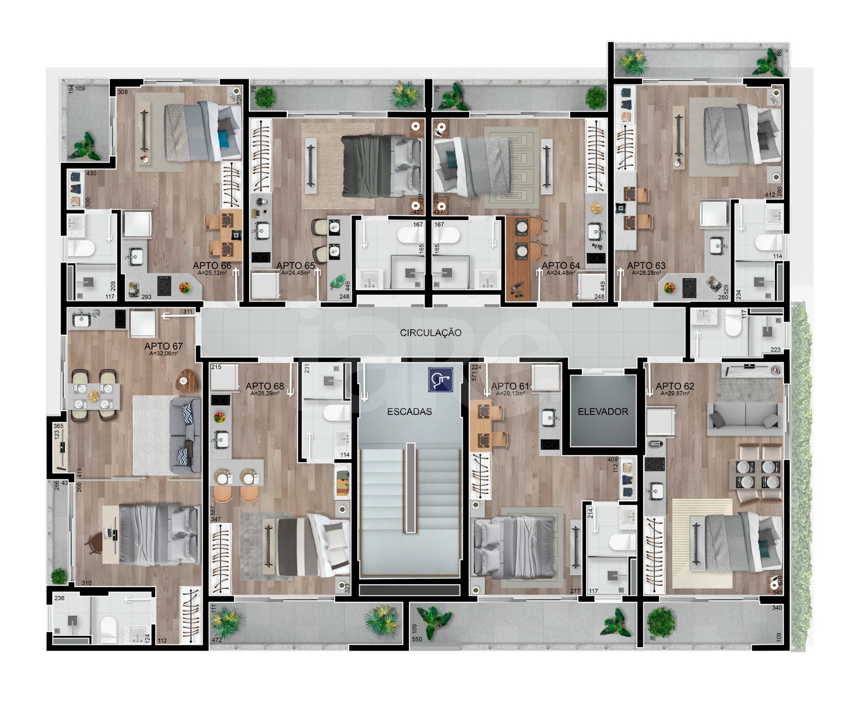 Planta — Pavimento 6