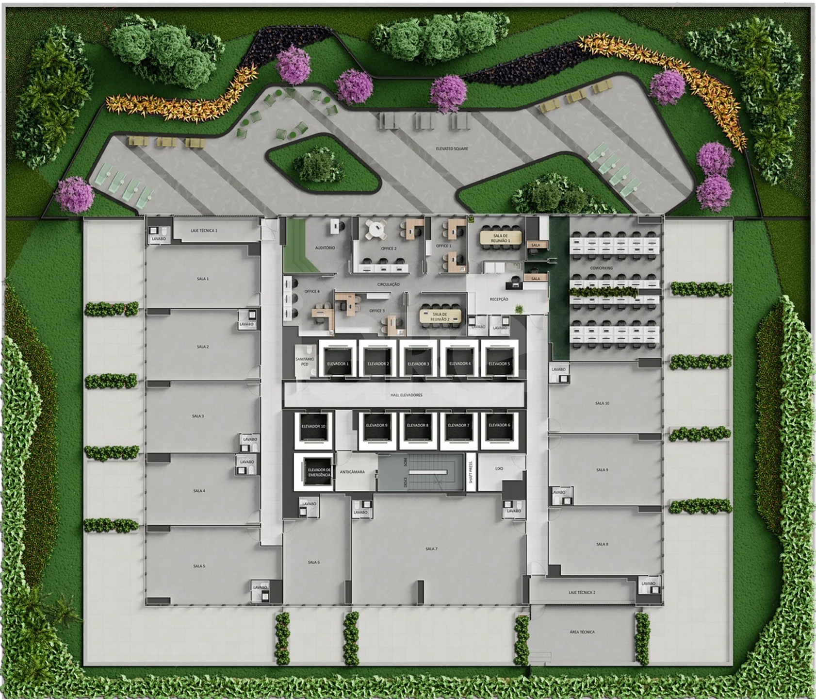 Planta — Pavimento 4