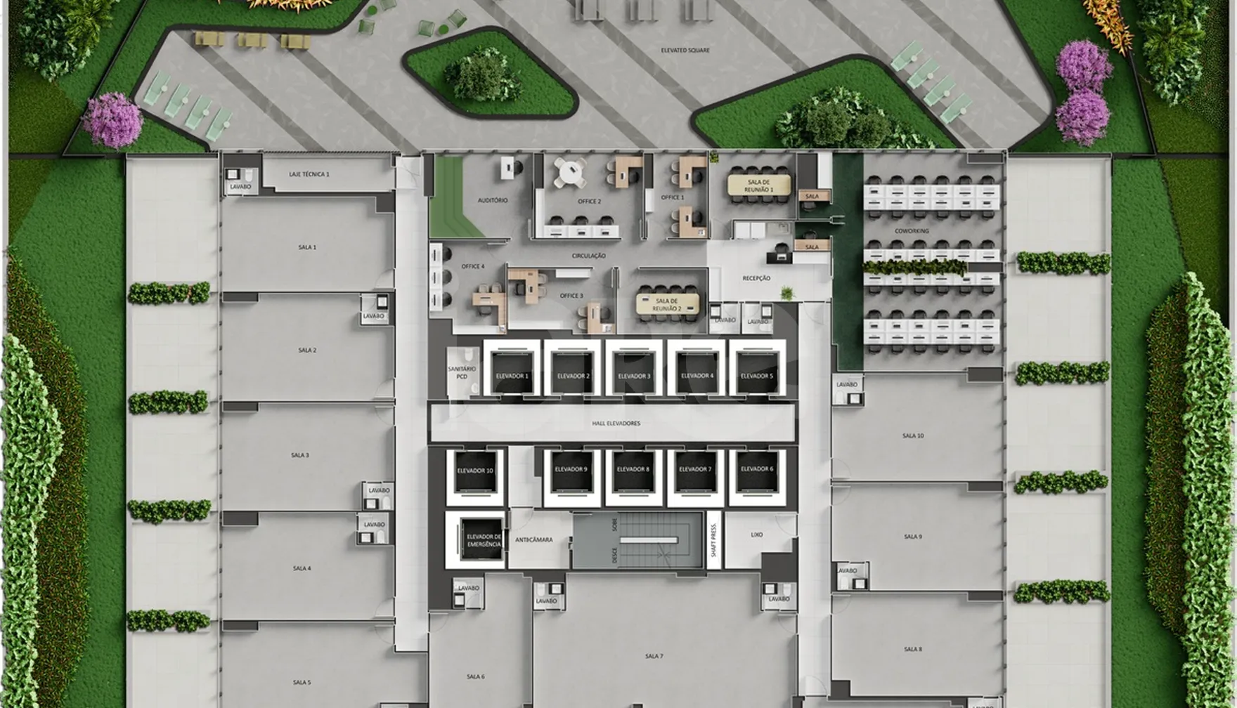 Planta — Pavimento 4