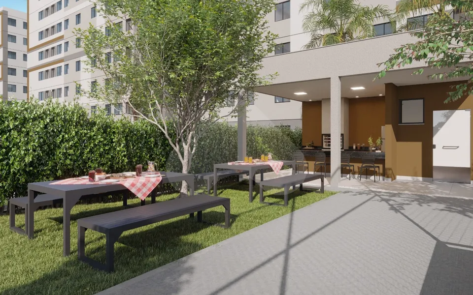 Caminho das Pitangueiras - Apartamento com 35,27 m², em Jardim Santa Inês II — foto 4