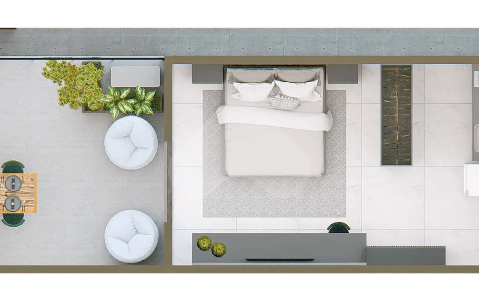 Nakhon Manaira - Studio com 35,22 m², em Manaíra — foto 18