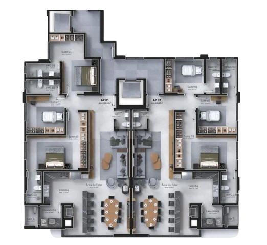 Planta — Pavimento 1