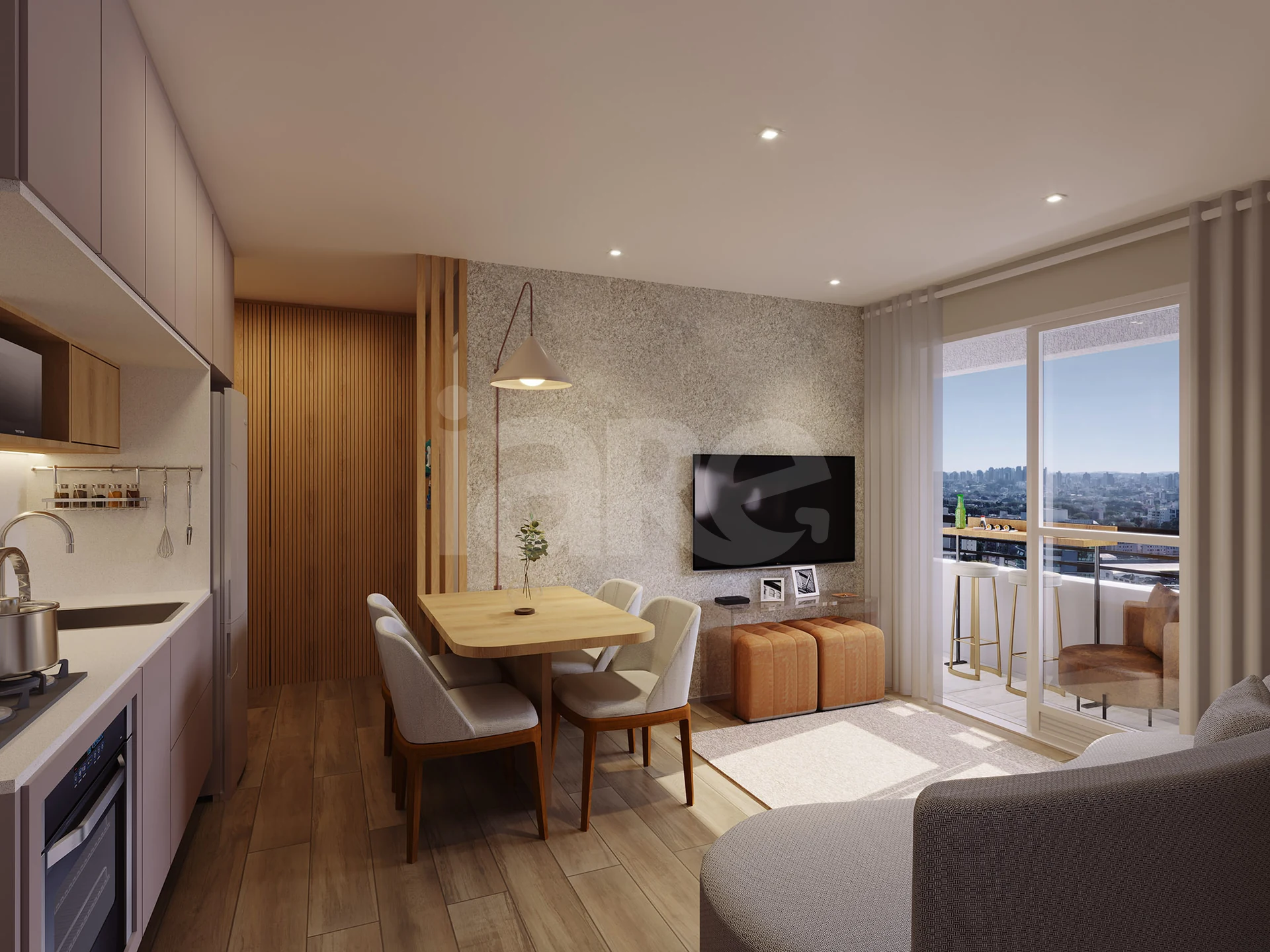 Seletto Santa Catarina - Apartamento com 33,31 m², em Vila Mascote — foto 5