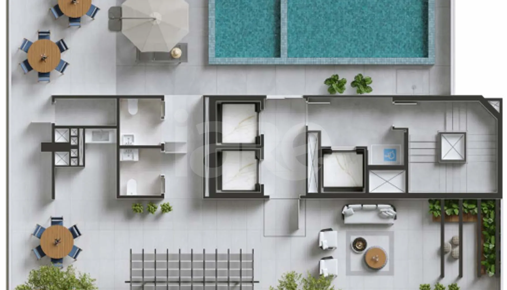 Planta — Pavimento lazer