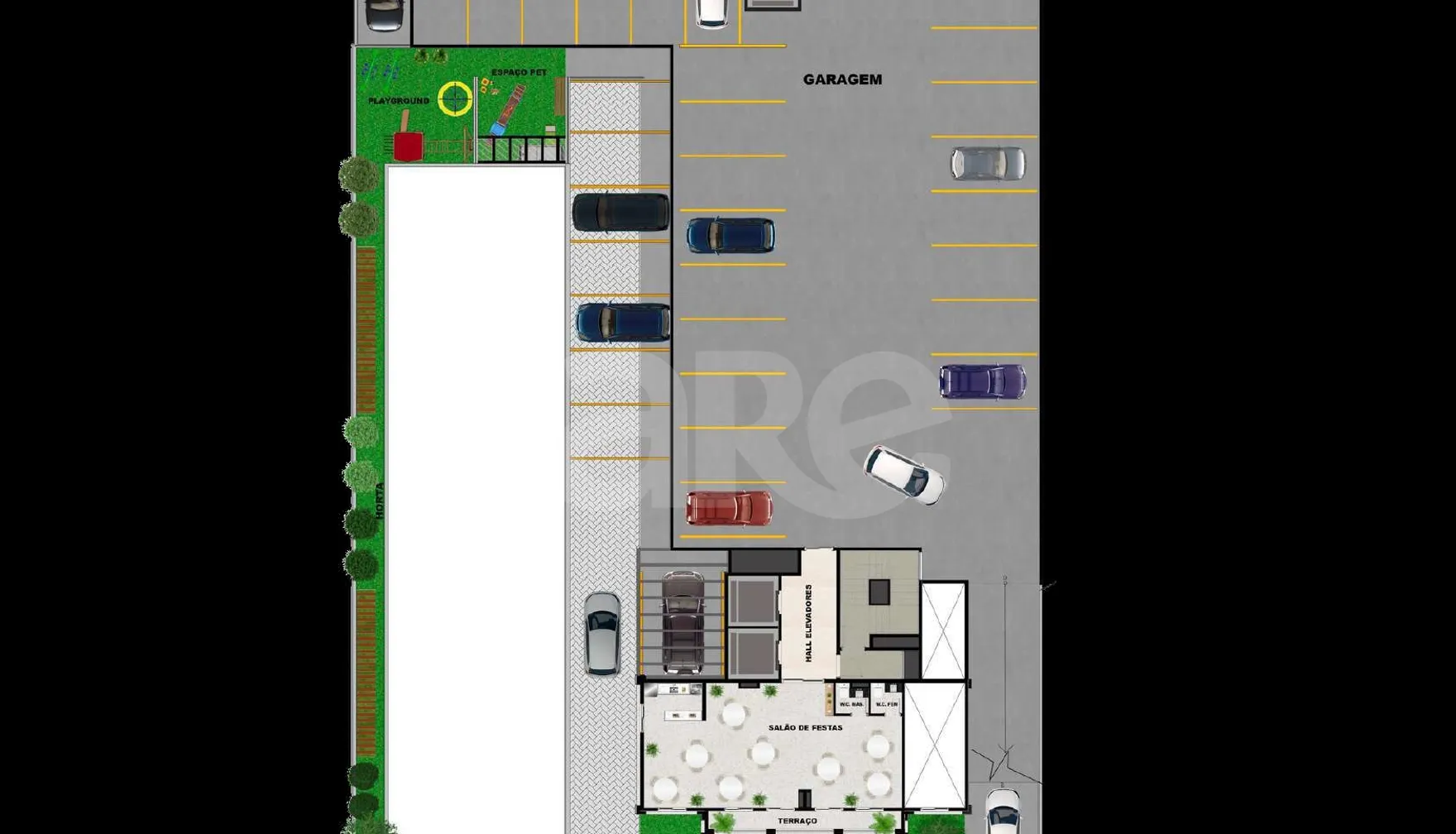 Planta — Pavimento 1