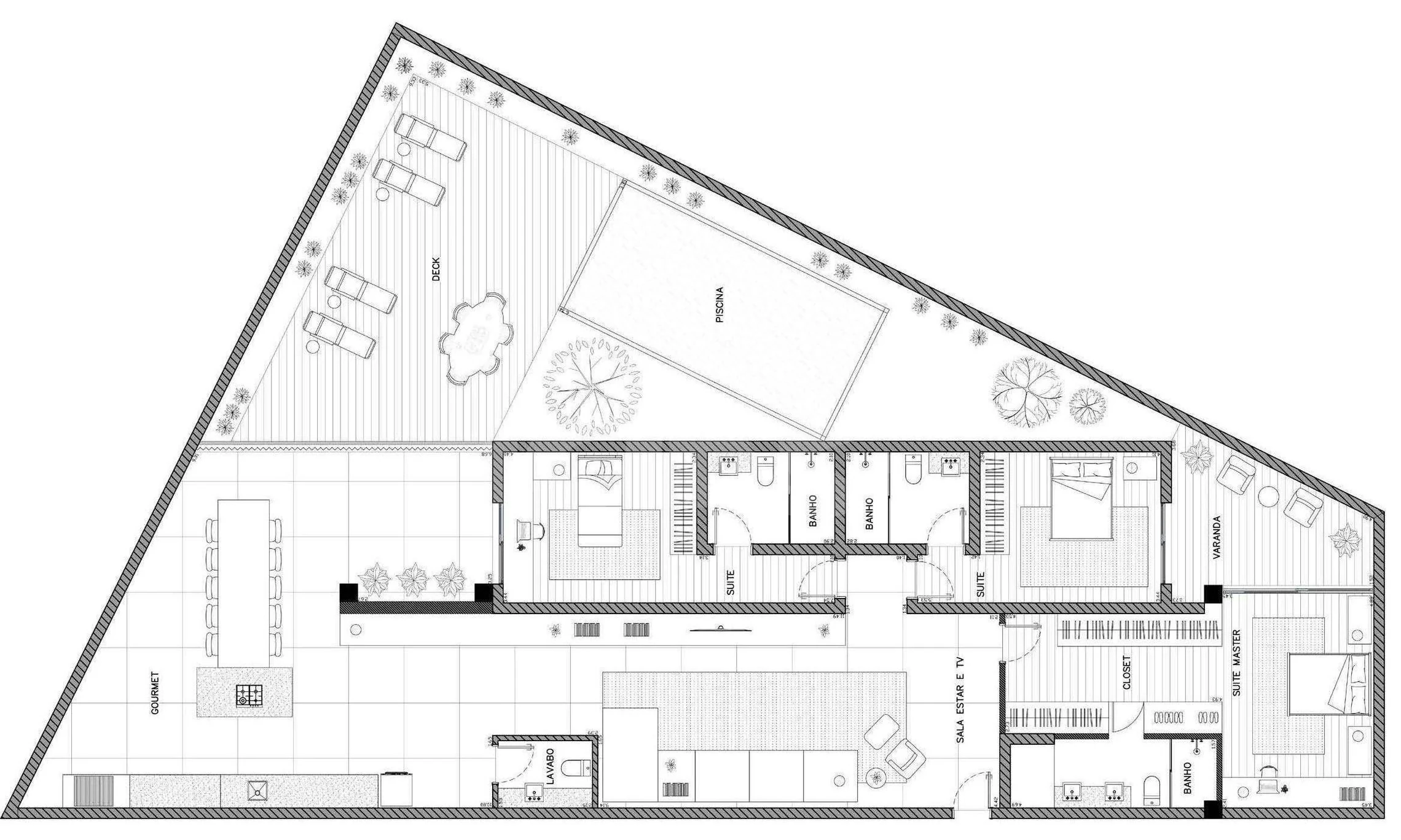 Planta — Garden 170,12 m²