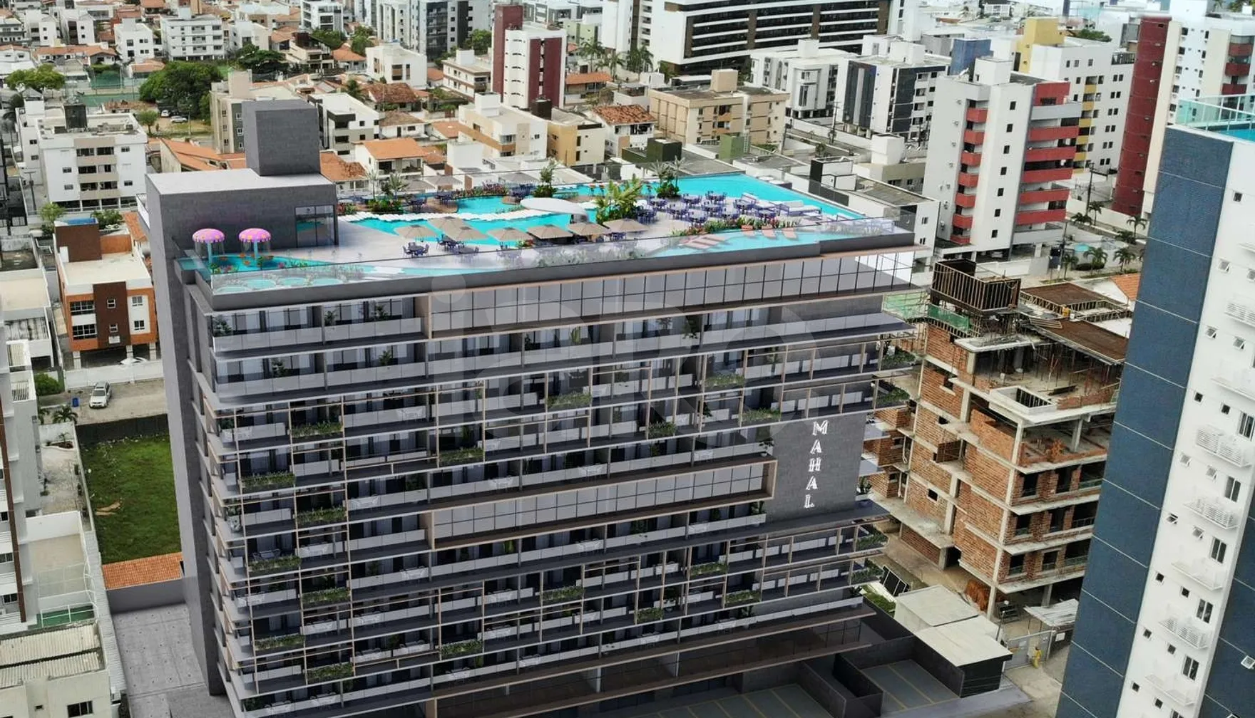 Mahal Resort Residence - Studio com 25 m², em Bessa — foto 22