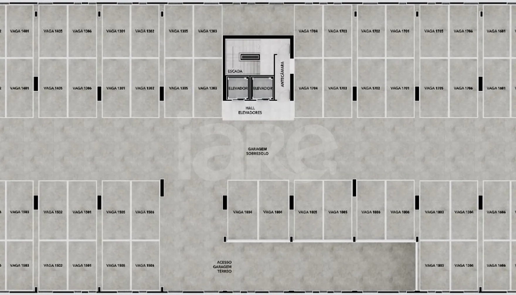 Planta — Pavimento subsolo