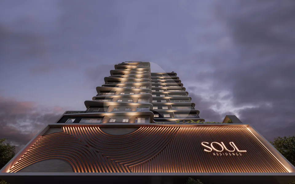 Soul Residence - Apartamento com 46,68 m², em Zona Nova — foto 2