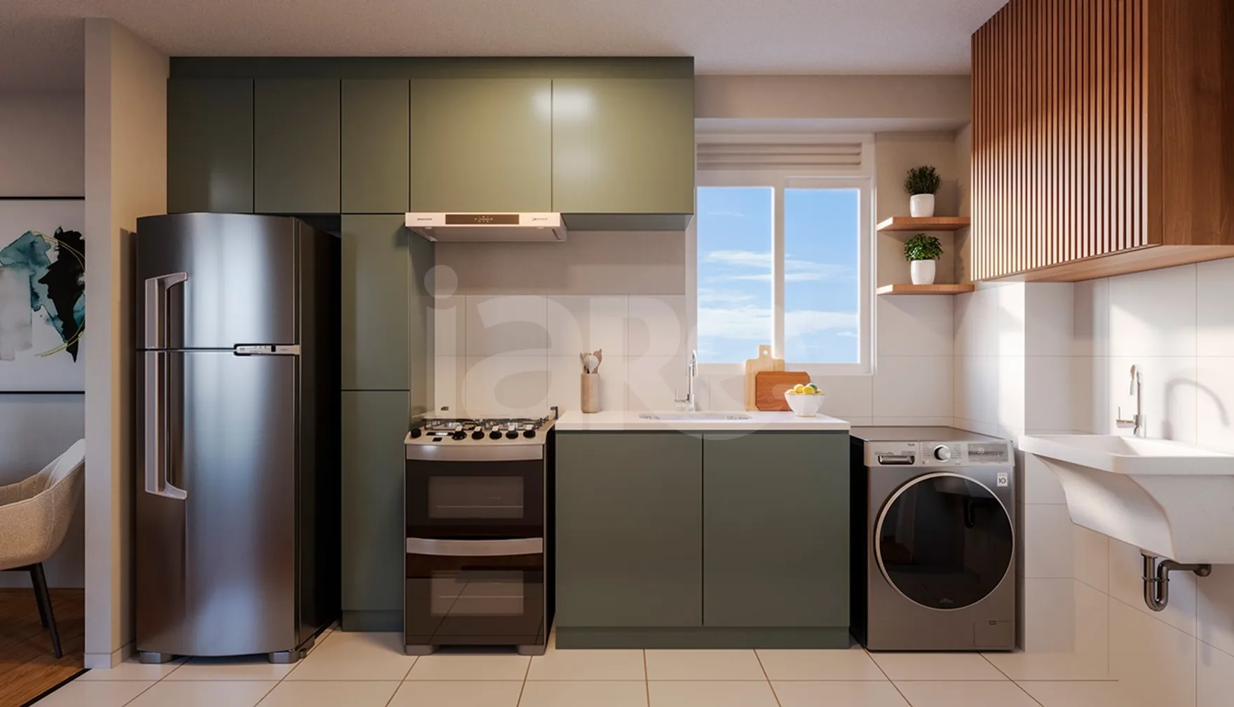 Bálsamo - Apartamento com 41,32 m², em Campo Grande — foto 3