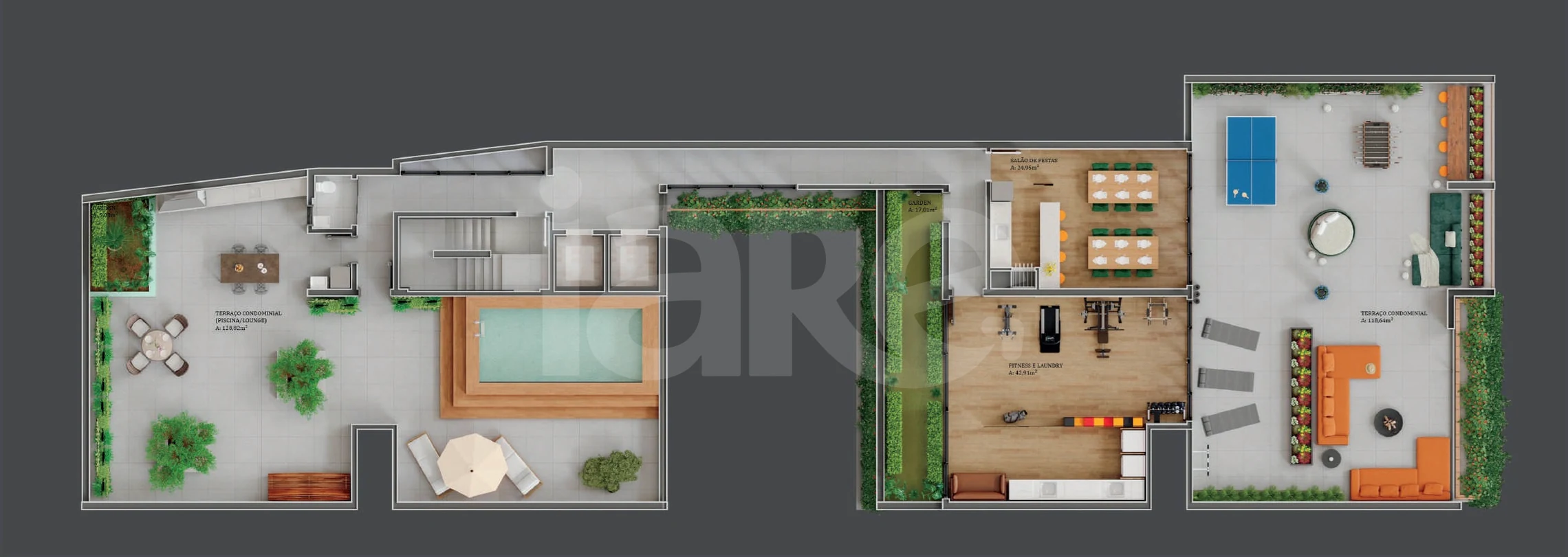 Planta — Pavimento rooftop