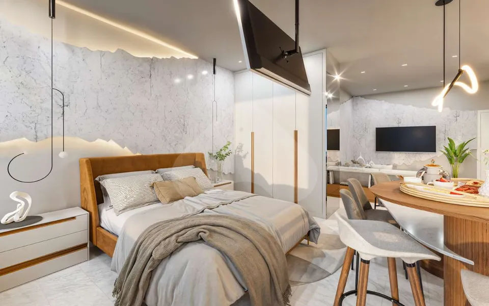 Bay Window Residence - Studio com 50,15 m², em Jardim Dourado — foto 31