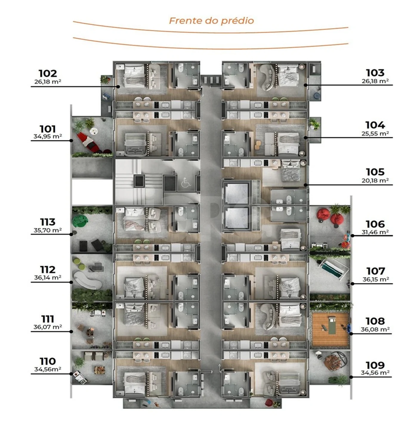 Planta — Pavimento 01