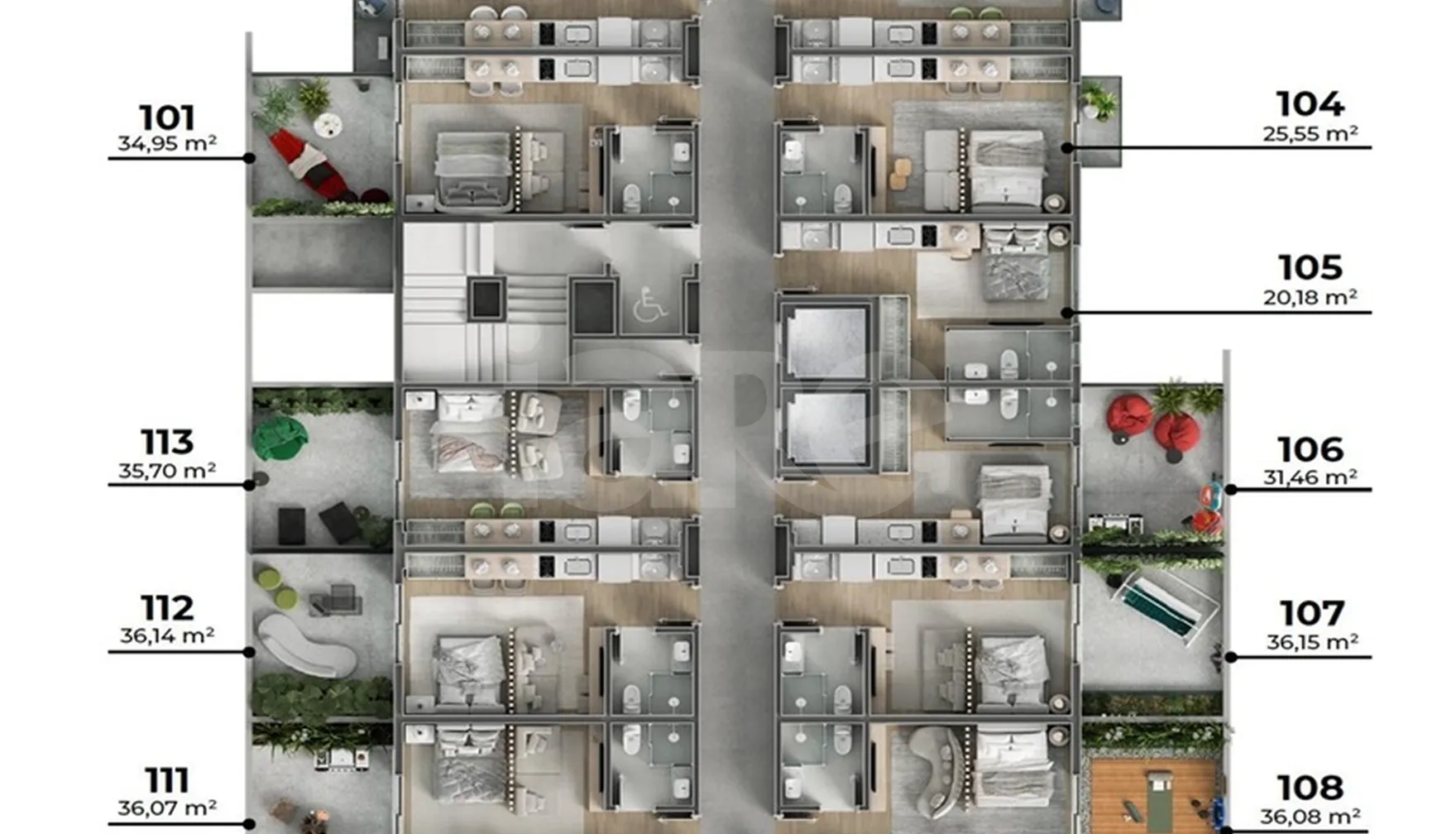 Planta — Pavimento 01