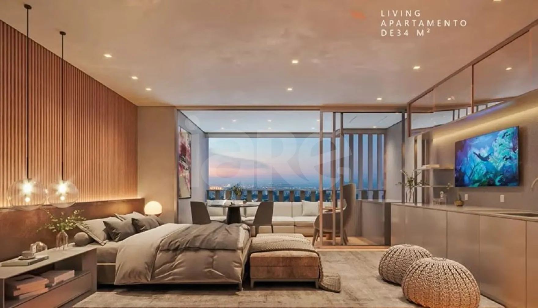 JK Square Residence - Studio com 51,82 m², em Itaim Bibi — foto 4