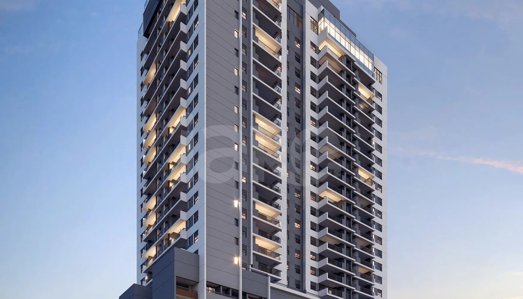 Raízes Vila Mascote - Studio com 24,2 m², em Vila Santa Catarina — foto 2