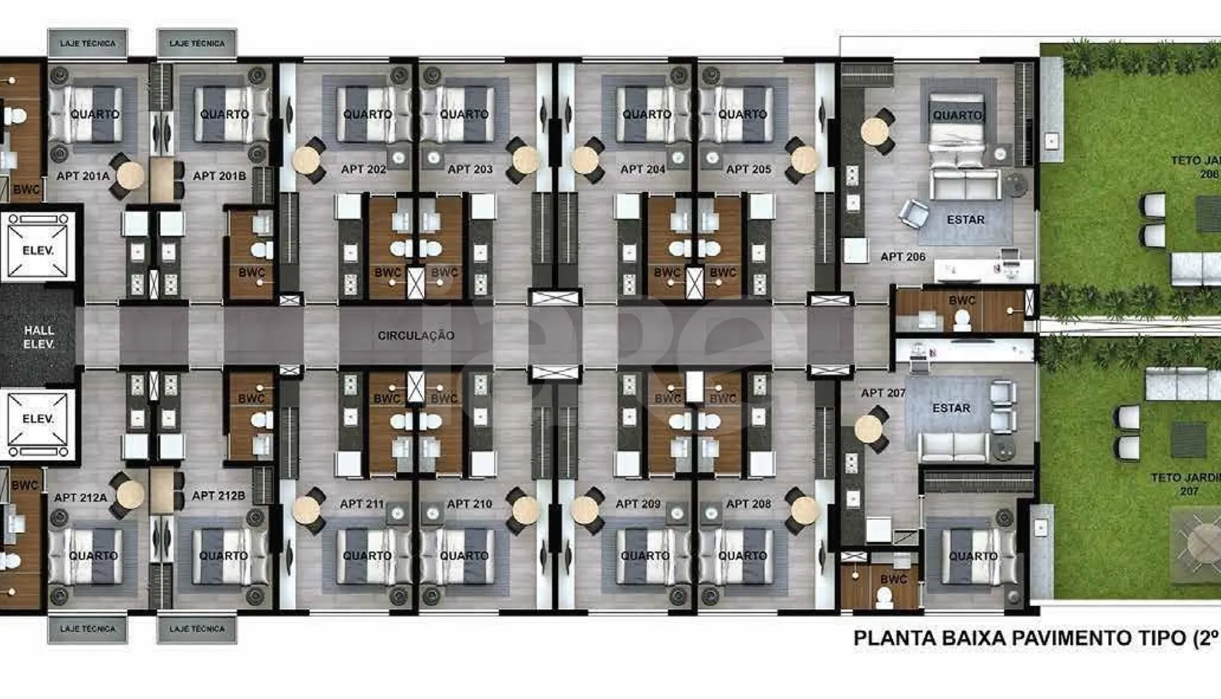 Planta — Pavimento 2