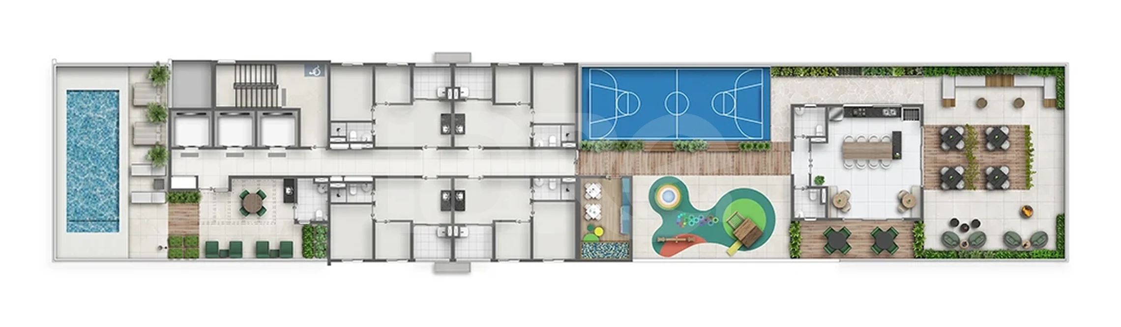 Planta — Pavimento 18