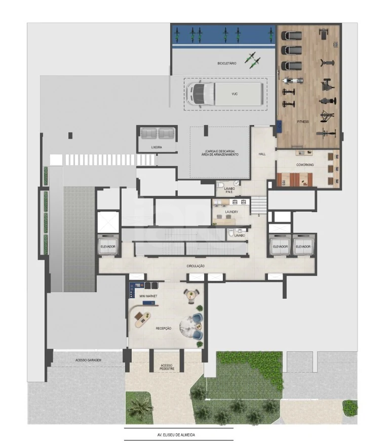 Planta — Pavimento térreo