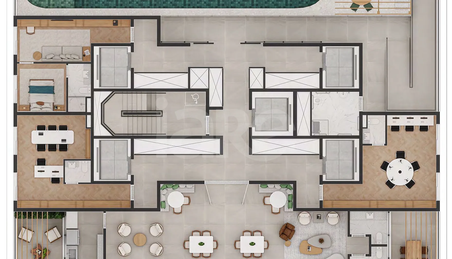 Planta — Pavimento rooftop