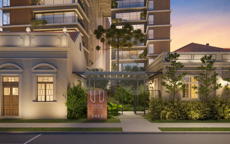 Grand Lodge Batel - Apartamento com 120,53 m², em Batel — foto 4